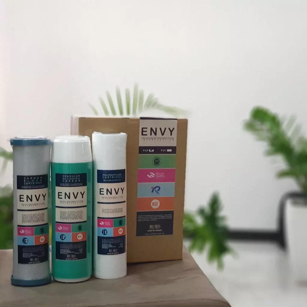 پک فیلتر 3 مرحله خانگی 10 اینچ envy